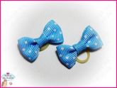 Mini Lacinhos Azul Poá