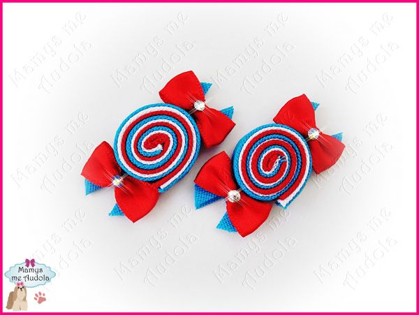 Balinhas Azul/Branco/Vermelho