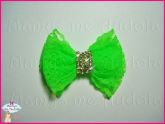 Laço de Renda Verde Fluor