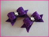 Resinados c/Glitter Roxo