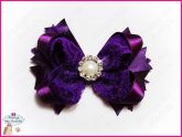 Laço Boutique com Renda Roxo