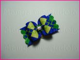 Resinado Jacquard Azul Royal/Amarelo/Verde