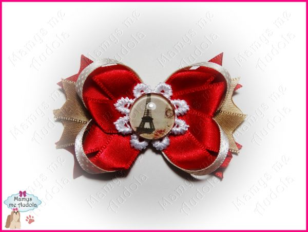 Sweet Bow Tour Eiffel (Vermelho)