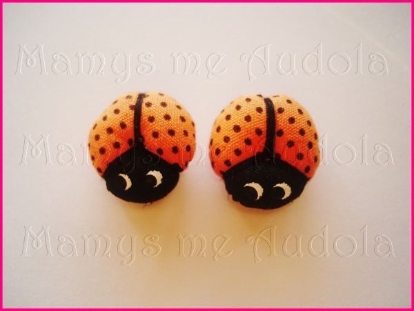 Joaninhas Laranja/Preto