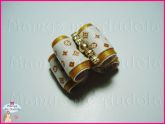 Resinado Duplo Louis Vuitton - Creme & Dourado