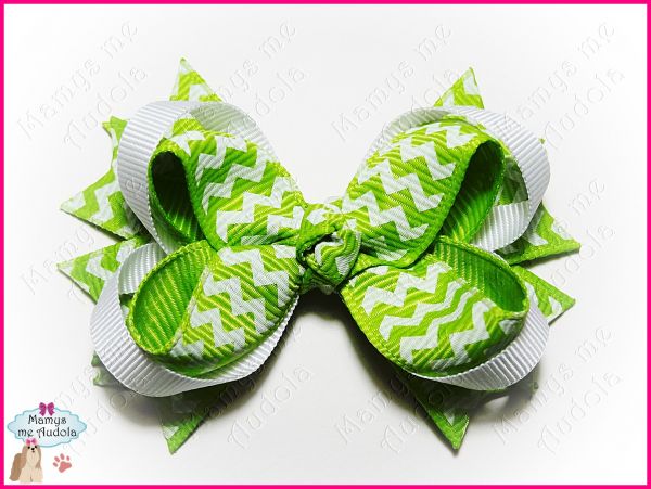 Laço Boutique Chevron Verde