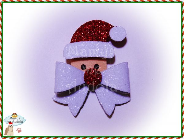 *Novo!! Laço Papai Noel (EVA)