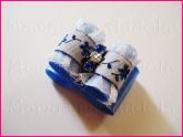 Resinado Duplo Fru Fru Azul Celeste c/Grega