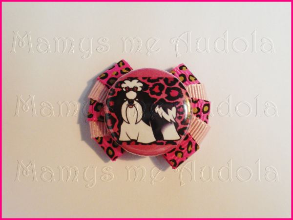Looping Shih Tzu P & B/Onça Rosa