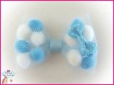 *Novo!! Laço Pom Pom Azul