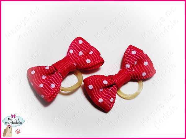 Mini Lacinhos Pink Poá