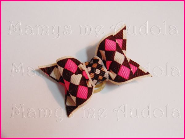 Resinado Losangos Marrom/Rosa/Creme