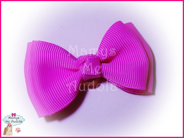 *Novo!! Laço Double Rosa