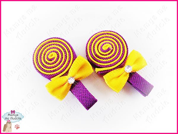 Lollipop Lilás/Amarelo