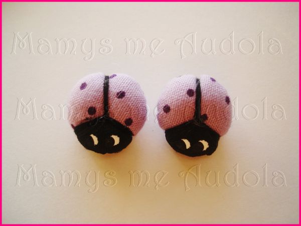 Joaninhas Lilás/Roxo Poá Grande