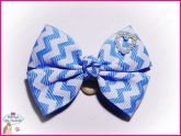 Laço Charme Chevron Azul