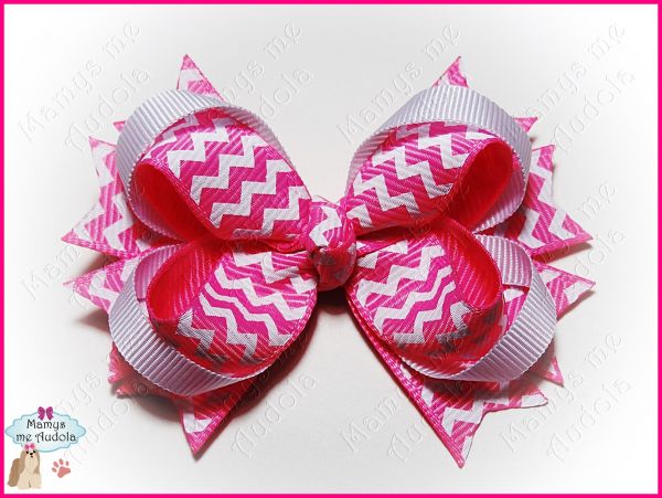 Laço Boutique Chevron Rosa