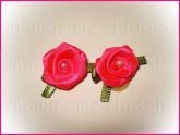 Flor Cetim Rosa Fluor