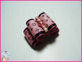 Resinado Duplo Louis Vuitton - Rosa & Preto