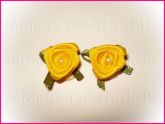 Flor Cetim Amarela