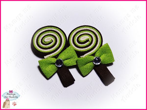 Lollipop Marrom/Verde/Bege
