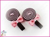 Lollipop Marrom/Rosa