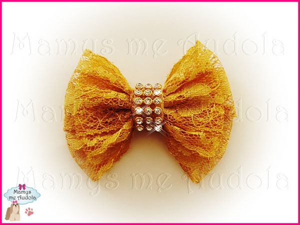 Laço de Renda Dourado