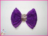 Laço de Renda Roxo