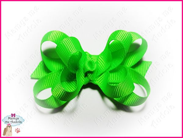 Litle Bow Verde Vibrante