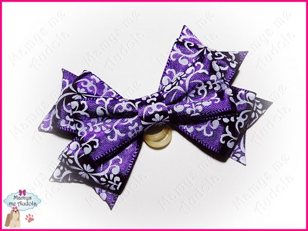 *Novo!! Laço Arabescos - Roxo
