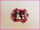 Looping Shih Tzu P & B/Onça Rosa