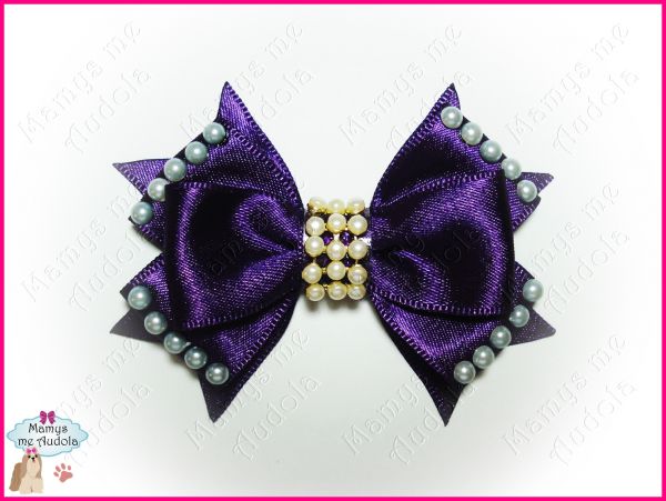 Laço Pearl - Roxo