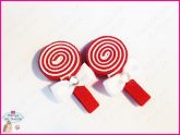 Lollipop Vermelho/Branco