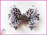 Laço Boutique c/Coroa Strass - Branco