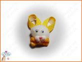 Coelho Pom Pom Amarelo
