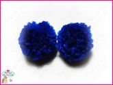 Pom Pons de Lã Azul Escuro