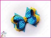 *Laço Boutique Azul & Amarelo