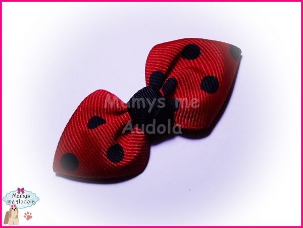 Novo!! Laço Pin Up Vermelho Poá