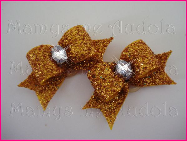 Resinados c/Glitter Amarelo