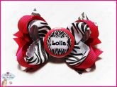 Laço Boutique Personalizável Zebra