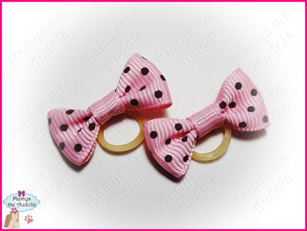 Mini Lacinhos Rosa Poá
