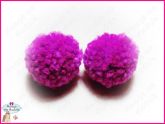 Pom Pons de Lã Violeta