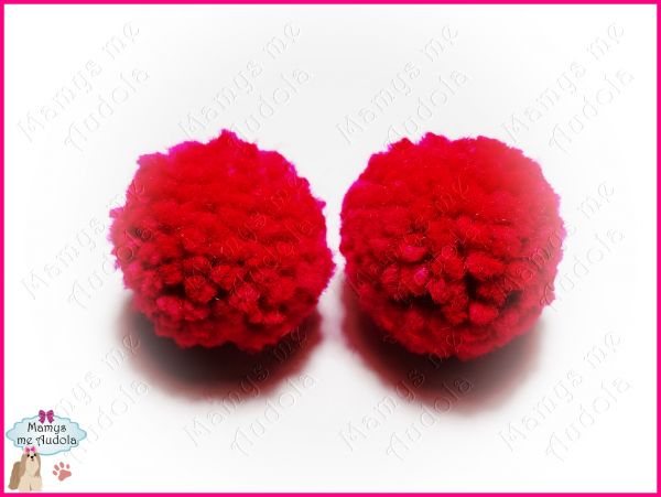 Pom Pons de Lã Pink