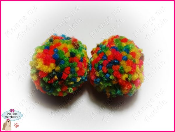 Pom Pons de Lã Colorido