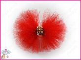 Tulle Bow Red