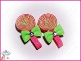 Lollipop Rosa e Verde Fluor