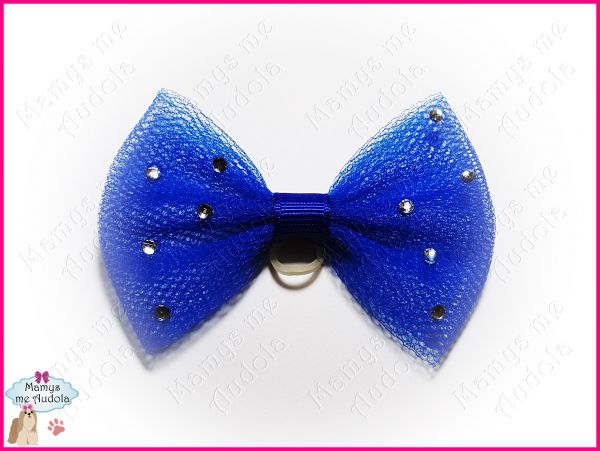 Lacinho de Tule Azul Royal