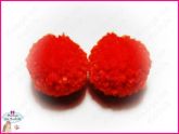 Pom Pons de Lã Laranja