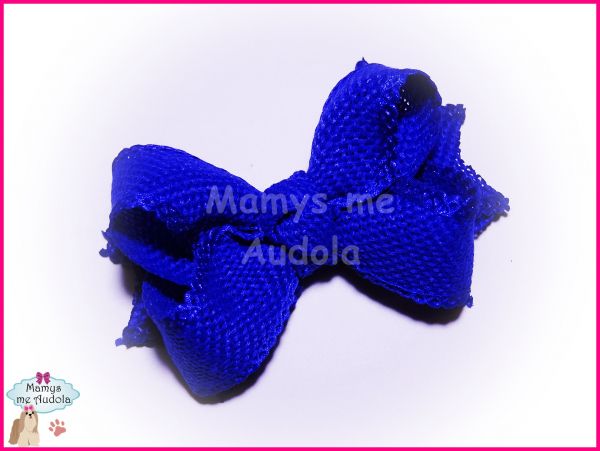 Laço Boutique de Juta - Azul Royal