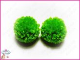 Pom Pons de Lã Verde